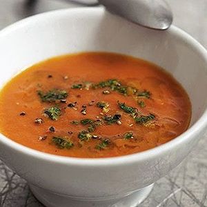 Tomato soup with gremolata