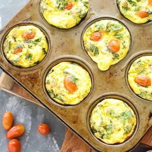 Tomato and Prosciutto Quiche Cups