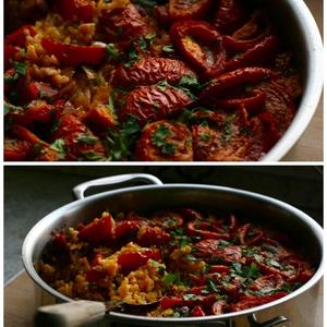 Tomato Paella With Chorizo