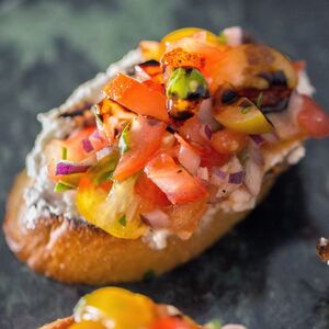 Tomato & Ricotta Bruschetta