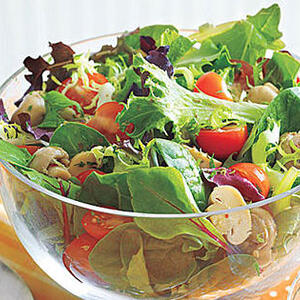 Tossed Salad with Mushrooms