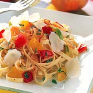 Tricolor Tomato Fettuccine