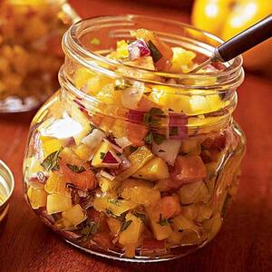 Tropical Yellow Tomato Salsa