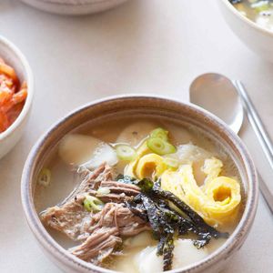 Tteokguk (Korean Rice Cake Soup)