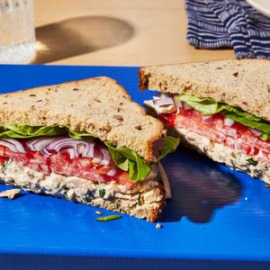 Tuna Salad & Tomato Sandwich