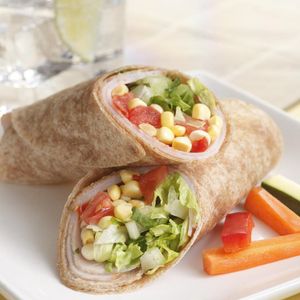 Turkey, Corn & Sun-Dried Tomato Wraps