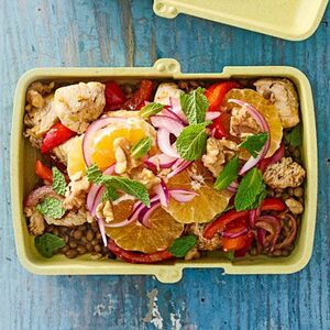 Turkey & clementine lunch bowl