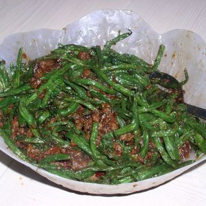 Twice Fried Beans (or as we call them, Hot Beans)