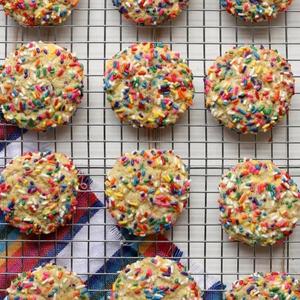 Vanilla Bean Confetti Cookies