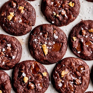 Vegan Double Chocolate Cookies