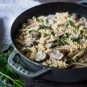 Vegan Mushroom Stroganoff