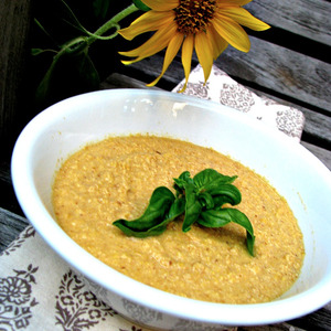 Vegan Roasted Corn Chowder