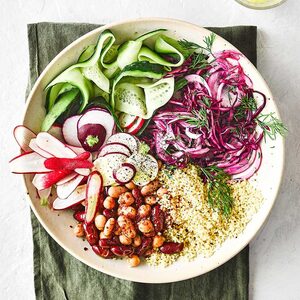 Vegan salad bowl