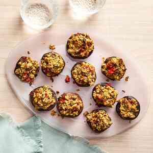 Vegan Stuffed Mushrooms