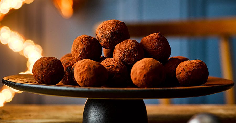 Vegan chocolate truffles