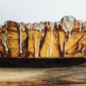 Vegan Pumpkin Pull-Apart Loaf