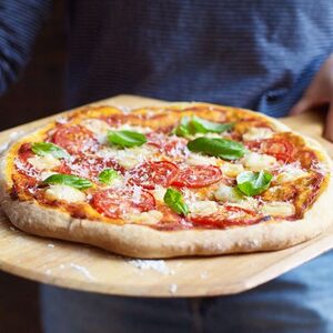 Vegan pizza Margherita