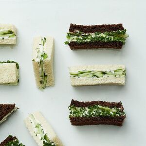 Vegan Cucumber Tea Sandwiches