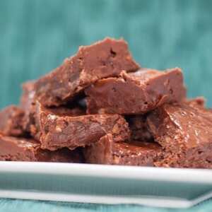 Vegan Dark Chocolate Coconut Fudge