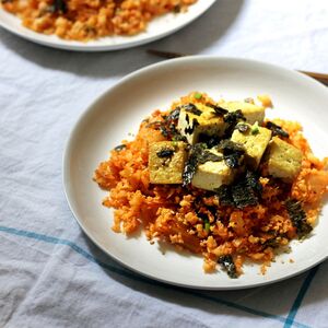 Vegan Korean Recipes: Cauliflower Kimchi Fried Rice