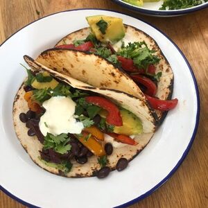 Vegan fajitas