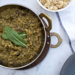 Vegan dal | Hidden veg red lentil dal