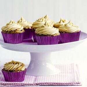 Vegan cupcakes with banana & peanut butter