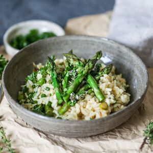 Vegan Asparagus Risotto