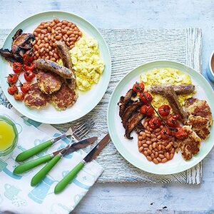 Vegan fry-up