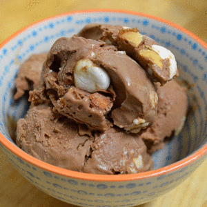 Vegan Rocky Road Ice Cream