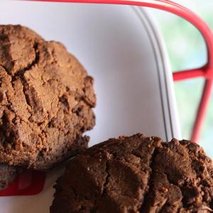 Vegan Cookies With Chocolate, Peanut Butter, And Cinnamon