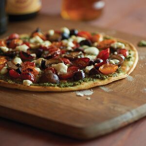 Vegetable Pesto Pizza