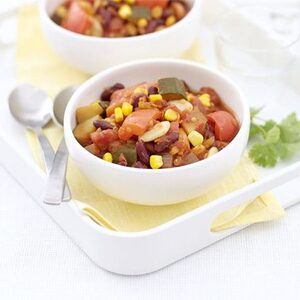 Vegetable & bean chilli