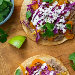 Vegetable and Bean Tostadas recipes