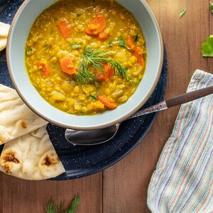 Vegetarian Lemon Lentil Soup