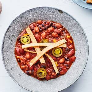 Vegetarian Three-Bean Chili