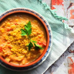 Vegetarian Spiced Lentil Soup