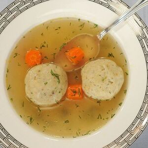 Vegetarian Matzo Ball Soup