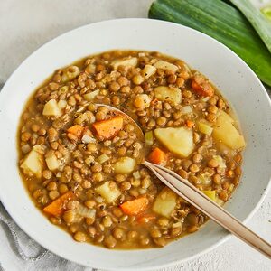 Vegetarian lentil stew