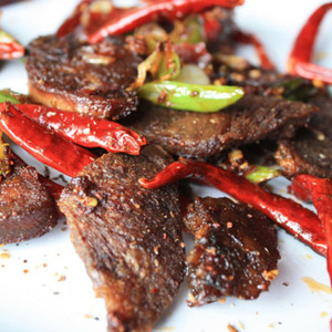 Very Crispy Tongue with Chili Bean Paste and Sichuan Peppercorns Recipe