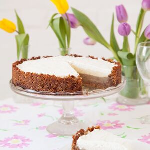 Walnut Lentil Cream Pie