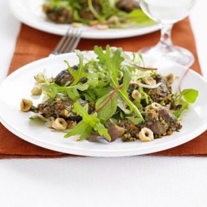 Warm salad of chicken livers, smoked paprika & Sherry