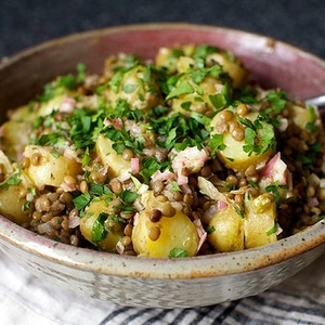 Warm Lentil And Potato Salad recipes