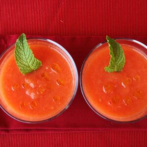 Watermelon and Tomato Gazpacho