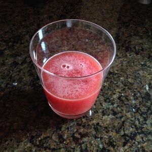 Watermelon/Strawberry Soup Shots