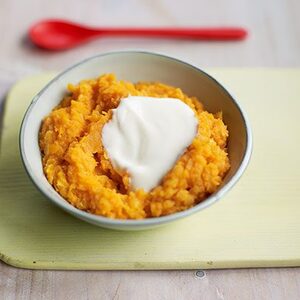 Weaning recipe: Lentil & sweet potato purée