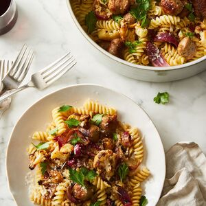 Winter Weeknight Pasta (Cauliflower Sausage Pasta)