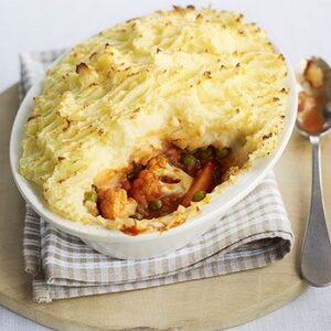 Winter vegetable pie