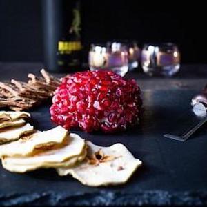 Za'atar Pomegranate Cheese Ball