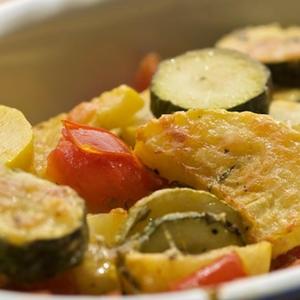 Zucchini And Tomato Gratin